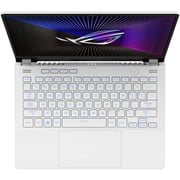 Asus ROG Zephyrus G14 Gaming (2023) Laptop - AMD Ryzen 9 / 14inch QHD / 512GB SSD / 16GB RAM / 8GB NVIDIA GeForce RTX 4060 Graphics / Windows 11 Home / English Keyboard / Moonlight White / International Version - [GA402XV-G14]