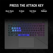 Asus ROG STRIX G16 Gaming (2024) Laptop - 14th Gen / Intel Core i9-14900HX / 16inch WQXGA / 1TB SSD / 16GB RAM / 8GB NVIDIA GeForce RTX 4060 Graphics / Windows 11 Home / English Keyboard / Eclipse Grey / International Version - [G614JVR-ES94]