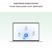 Huawei MateBook 14 (2024) AI PC - 1st Series / Intel Core Ultra 5-125H / 14.2inch / 1TB SSD / 16GB RAM / Shared Intel Arc Graphics / Windows 11 Home / English & Arabic Keyboard / Gray / Middle East Version - [FlemingH-W5611T] + MatePad 11.5