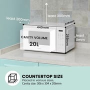 Comfee Microwave Oven CMWO720DSWH