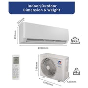 Gree Split Air Conditioner 3.0 Ton iSAVEPLUS-36C3
