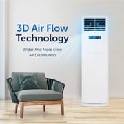 Gree Free Standing Air Conditioner iFLOWIND-36C3, 3.0 Ton, Inverter Compressor, R410A, Wi-Fi Smart Control, 3D Air Flow, Gold Fin, Child Lock