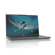 Fujitsu Lifebook U7411 Laptop  Intel Core i7-1165G7  512GB SSD  8GB RAM  14 Inch FHD  NVMe M.2  FREEDOS  Middle East version  Black
