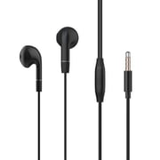 Celebrat Wired In Ear Earphones with Built-in Microphone, Black - G8