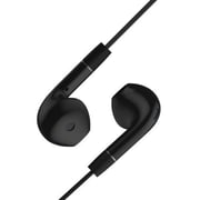 Celebrat Wired In Ear Earphones with Built-in Microphone, Black - G8