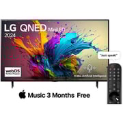 LG 65 Inch QNED MiniLED QNED90 4K Smart TV AI Magic remote HDR10 webOS24 (2024 Model)