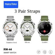 Hainoteko RW44 Smartwatch With 3 Straps