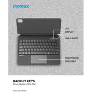 Momax MagLink Magnetic KeyBoard Arabic Black