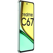 ريلمي يدعم تقنية C67 128GB  4G الهاتف الذكي باللون الشمسي - الإصدار الدولي