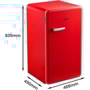 Midea Single Door Refrigerator 142 Litres MDRD142SLE32