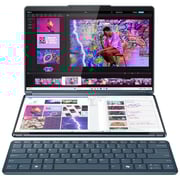 Lenovo Yoga Book 9 13IMU9 2-in-1 Convertible (2024) Laptop - 1st Series / Intel Core Ultra 7-155U / 13.3inch OLED / 1TB SSD / 16GB RAM / Shared Intel Graphics / Windows 11 Home / English & Arabic Keyboard / Tidal Teal / Middle East Version - [83FF000KAX]