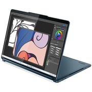 Lenovo Yoga Book 9 13IMU9 2-in-1 Convertible (2024) Laptop - 1st Series / Intel Core Ultra 7-155U / 13.3inch OLED / 1TB SSD / 16GB RAM / Shared Intel Graphics / Windows 11 Home / English & Arabic Keyboard / Tidal Teal / Middle East Version - [83FF000KAX]