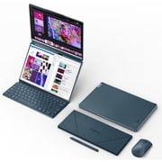 لينوفو Yoga Book 9 13IMU9 لابتوب 2 في 1 قابل للتحويل (2024) - السلسلة الأولى/ انتل كور الترا 7-155U / 13.3 بوصة OLED / 1 تيرا SSD / رام 16 جيجا/ رسومات انتل مشتركة/ ويندوز 11/ لوحة مفاتيح بالإنجليزية والعربية / أزرق مخضر/ إصدار الشرق الأوسط - [83FF000KAX]