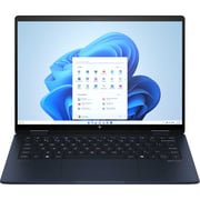 HP Envy x360 2-in-1 Convertible (2024) Laptop - 1st Series / Intel Core Ultra 7-155U / 14inch 2.8K / 1TB SSD / 16GB RAM / Shared Intel Graphics / Windows 11 Home / English & Arabic Keyboard / Atmospheric Blue / Middle East Version - [14-FC0036NE]