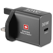 Swiss Millitary GaN II Super Chager Grey + CD1 Power Bank 10000 mAh Black