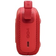 JBL Go 4 Ultra-Portable Bluetooth Speaker Red