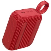 JBL Go 4 Ultra-Portable Bluetooth Speaker Red