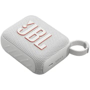 JBL Go 4 Ultra-Portable Bluetooth Speaker White