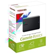 Toshiba Canvio Basics Portable Hard Drive USB3.2 4TB Black HDTB540EK3CA