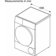 Bosch WQB245BXGC Dryer 9KG Silver