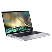 Acer Spin 3 2-in-1 Convertible (2022) Laptop - 12th Gen / Intel Core i3-1215U / 14inch FHD / 256GB SSD / 8GB RAM / Shared Intel Iris Xe Graphics / Windows 11 Home / English Keyboard / Pure Silver / International Version - [SP314-55-34UR]