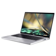 Acer Spin 3 2-in-1 Convertible (2022) Laptop - 12th Gen / Intel Core i3-1215U / 14inch FHD / 256GB SSD / 8GB RAM / Shared Intel Iris Xe Graphics / Windows 11 Home / English Keyboard / Pure Silver / International Version - [SP314-55-34UR]