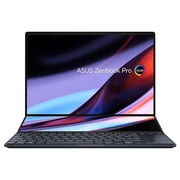 ASUS Zenbook Pro 14 Duo OLED Multi-Touch (2023) Laptop - 13th Gen / Intel Core i9-13900H / 14.5inch WQXGA / 1TB SSD / 32GB RAM / 8GB NVIDIA GeForce RTX 4060 Graphics / Windows 11 Home / English Keyboard / Black / International Version - [UX8402VV-PS96T]