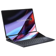 ASUS Zenbook Pro 14 Duo OLED Multi-Touch (2023) Laptop - 13th Gen / Intel Core i9-13900H / 14.5inch WQXGA / 1TB SSD / 32GB RAM / 8GB NVIDIA GeForce RTX 4060 Graphics / Windows 11 Home / English Keyboard / Black / International Version - [UX8402VV-PS96T]