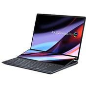 ASUS Zenbook Pro 14 Duo OLED Multi-Touch (2023) Laptop - 13th Gen / Intel Core i9-13900H / 14.5inch WQXGA / 1TB SSD / 32GB RAM / 8GB NVIDIA GeForce RTX 4060 Graphics / Windows 11 Home / English Keyboard / Black / International Version - [UX8402VV-PS96T]