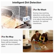 Roborock S8 Max Ultra Robot Vacuum and Mop Black S83USC+EWFD13HRR