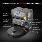 Roborock S8 Max Ultra Robot Vacuum and Mop Black S83USC+EWFD13HRR