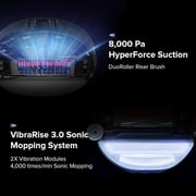 Roborock S8 Max Ultra Robot Vacuum and Mop Black S83USC+EWFD13HRR