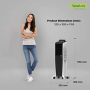 Symphony Tower Air Cooler with Remote Diet 3D 40i