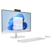 HP All-in-One (2024) Desktop - AMD Ryzen 7-7730U / 23.8inch FHD / 512GB SSD / 16GB RAM / Shared AMD Radeon Graphics / Windows 11 Home / English & Arabic Keyboard / Shell White / Middle East Version - [24-CR0013NE]