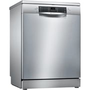 Bosch Series 4, free-standing dishwasher, 60 cm, silver inox - SMS46JI01V