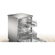 Bosch Series 4, free-standing dishwasher, 60 cm, silver inox - SMS46JI01V