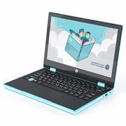 Onsor 2-in-1 Convertible (2024) Laptop - Intel Celeron N4020 / 11.6inch / 128GB SSD / 4GB RAM / Windows 11 Pro / English & Arabic Keyboard / Sky Blue / Middle East Version - [KiTAB]