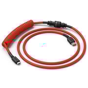 Glorious Coiled Keyboard Cable 4ft Crimson Red