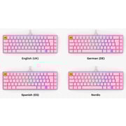 Glorious Keyboard V2 Compact PreBuilt 2m Pink