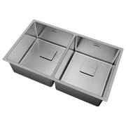 TEKA 3-In-1 Installation Stainless Steel Sink With Two Bowls Flexlinea Rs15 2B 740