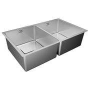 TEKA 3-In-1 Installation Stainless Steel Sink With Two Bowls Flexlinea Rs15 2B 740
