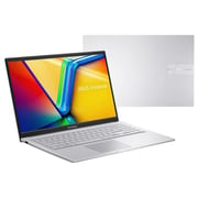 Asus Vivobook 15 (2024) Laptop - 12th Gen / Intel Core i5-1235U / 15.6inch FHD / 512GB SSD / 8GB RAM / Shared Intel Graphics / Windows 11 Home / English & Arabic Keyboard / Silver / Middle East Version - [X1504ZA-NJ303W]