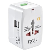 DCU 1 Pc Universal Travel Adapter White