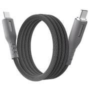 Blupebble Magnetic USB-C To USB-C Cable 1m Grey