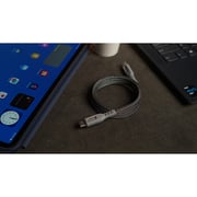 Blupebble Magnetic USB-C To USB-C Cable 1m Grey