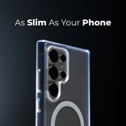 Blupebble Hybrid Mag Crystal Case Clear Galaxy S24