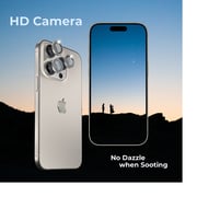 Blupebble Camera Lens Protector Titanium iPhone 15 Pro/Max