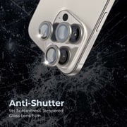 Blupebble Camera Lens Protector Titanium iPhone 15 Pro/Max