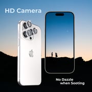 Blupebble Camera Lens Protector White iPhone 15 Pro/Max