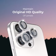 Blupebble Camera Lens Protector White iPhone 15 Pro/Max